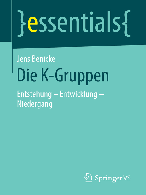 Title details for Die K-Gruppen by Jens Benicke - Available